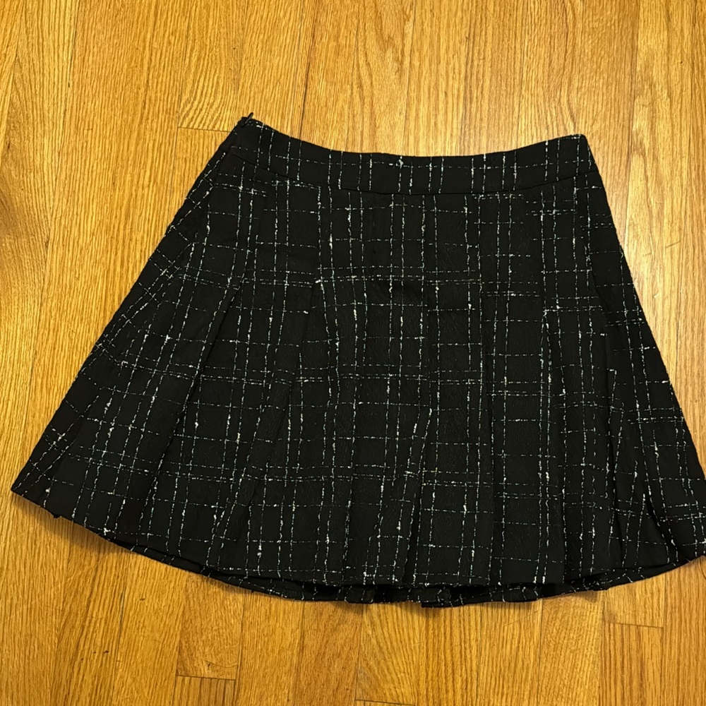 Plaid mini skirt